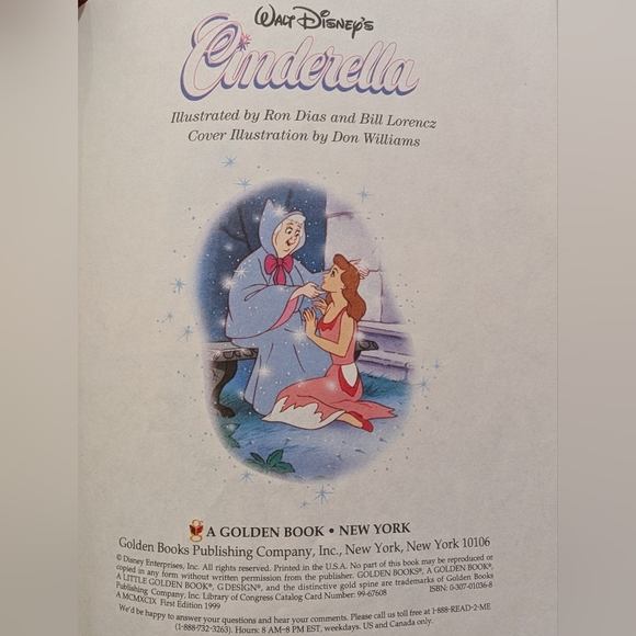 Vintage 90's Disney Little Golden Books, Princess Collection - Picture 8 of 12